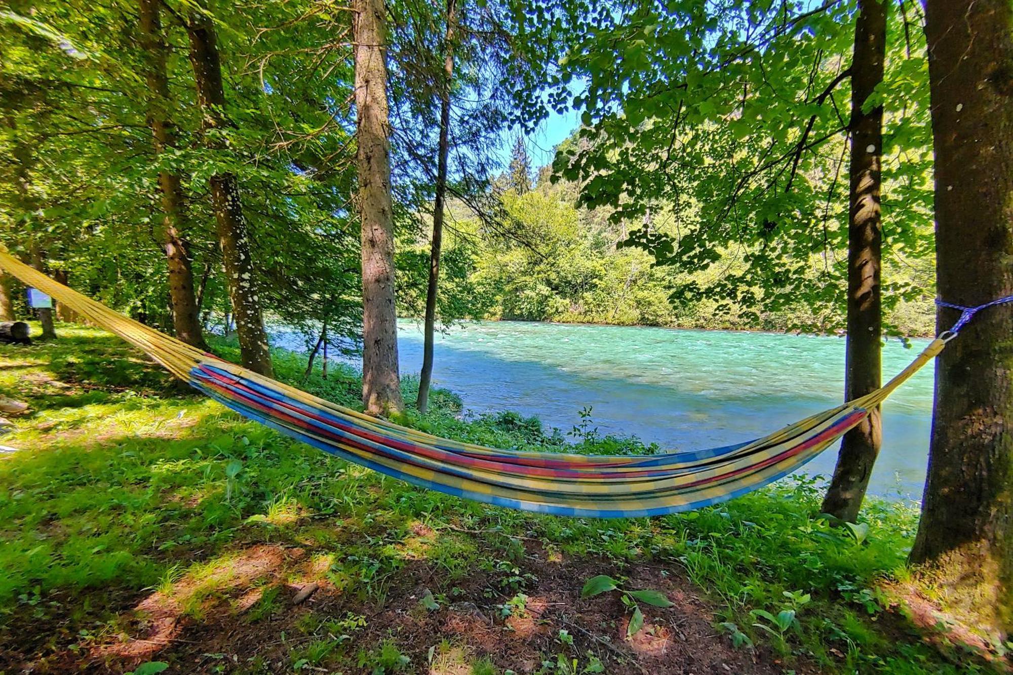 Eco River Camp - Pitches Radovljica Buitenkant foto