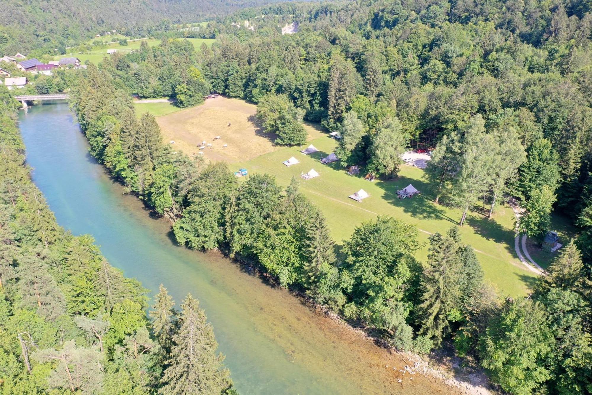 Eco River Camp - Pitches Radovljica Buitenkant foto